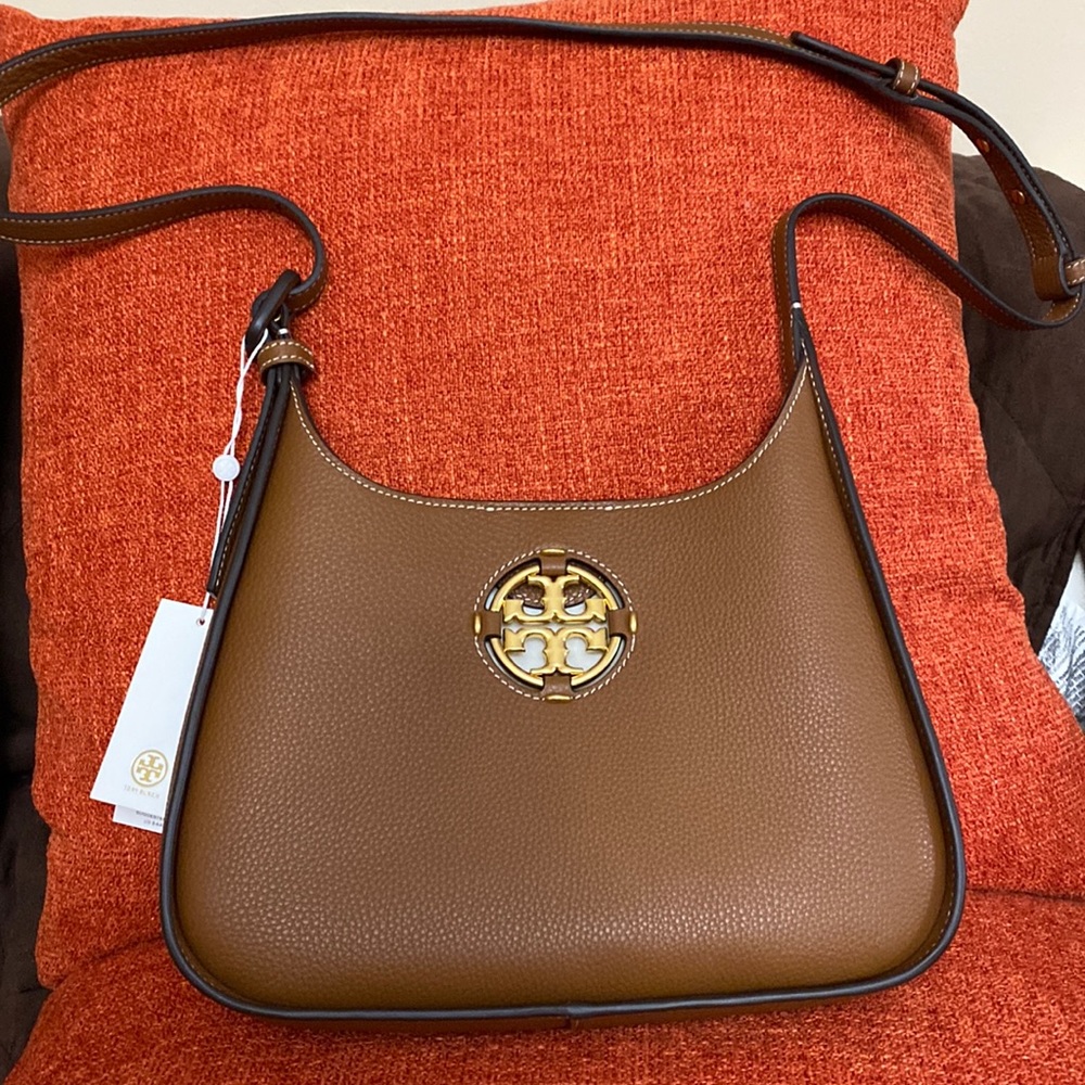 NWT Tory Burch Miller Hobo Small Classic Shoulder/Crossbody Bag